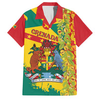 Grenada Family Matching Off The Shoulder Long Sleeve Dress and Hawaiian Shirt Gwenad Nutmeg Island of Spice - Wonder Print Shop