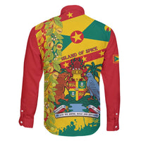 Grenada Family Matching Puletasi and Hawaiian Shirt Gwenad Nutmeg Island of Spice - Wonder Print Shop