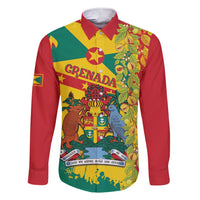 Grenada Family Matching Short Sleeve Bodycon Dress and Hawaiian Shirt Gwenad Nutmeg Island of Spice - Wonder Print Shop