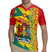 Grenada Rugby Jersey Gwenad Nutmeg Island of Spice - Wonder Print Shop