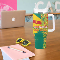 Grenada Tumbler With Handle Gwenad Nutmeg Island of Spice - Wonder Print Shop