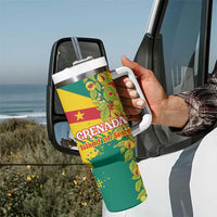 Grenada Tumbler With Handle Gwenad Nutmeg Island of Spice - Wonder Print Shop