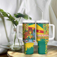 Grenada Tumbler With Handle Gwenad Nutmeg Island of Spice - Wonder Print Shop