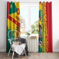 Grenada Window Curtain Gwenad Nutmeg Island of Spice - Wonder Print Shop