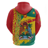 Grenada Zip Hoodie Gwenad Nutmeg Island of Spice - Wonder Print Shop