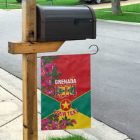 Grenada 1974 Garden Flag Gwenad Map With Bougainvillea - Flag Color - Wonder Print Shop