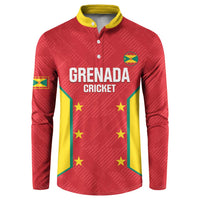 Custom Grenada Cricket Button Sweatshirt 2025 Sporty Style - Wonder Print Shop
