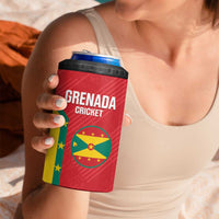 Custom Grenada Cricket 4 in 1 Can Cooler Tumbler 2025 Sporty Style - Wonder Print Shop