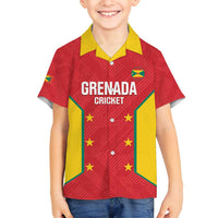 Custom Grenada Cricket Family Matching Long Sleeve Bodycon Dress and Hawaiian Shirt 2025 Sporty Style - Wonder Print Shop