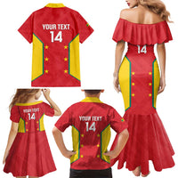 Custom Grenada Cricket Family Matching Mermaid Dress and Hawaiian Shirt 2025 Sporty Style - Wonder Print Shop