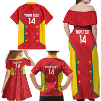Custom Grenada Cricket Family Matching Off Shoulder Maxi Dress and Hawaiian Shirt 2025 Sporty Style - Wonder Print Shop
