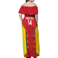 Custom Grenada Cricket Family Matching Off Shoulder Maxi Dress and Hawaiian Shirt 2025 Sporty Style - Wonder Print Shop