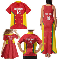 Custom Grenada Cricket Family Matching Tank Maxi Dress and Hawaiian Shirt 2025 Sporty Style - Wonder Print Shop