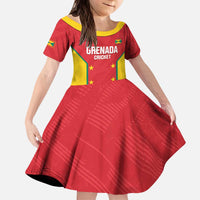 Custom Grenada Cricket Kid Short Sleeve Dress 2025 Sporty Style - Wonder Print Shop
