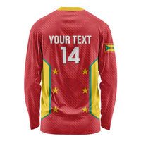 Custom Grenada Cricket Long Sleeve Shirt 2025 Sporty Style - Wonder Print Shop