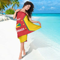 Custom Grenada Cricket Sarong 2025 Sporty Style - Wonder Print Shop