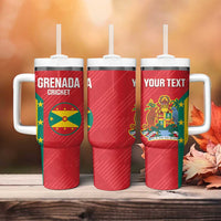 Custom Grenada Cricket Tumbler With Handle 2025 Sporty Style - Wonder Print Shop