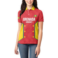 Custom Grenada Cricket Women Polo Shirt 2025 Sporty Style - Wonder Print Shop
