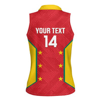 Custom Grenada Cricket Women Sleeveless Polo Shirt 2025 Sporty Style - Wonder Print Shop
