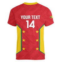 Custom Grenada Cricket Women V-Neck T-Shirt 2025 Sporty Style - Wonder Print Shop