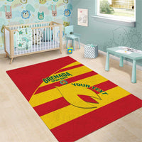 Custom Grenada Football Area Rug Go Spice Boys - Wonder Print Shop