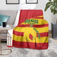Custom Grenada Football Blanket Go Spice Boys