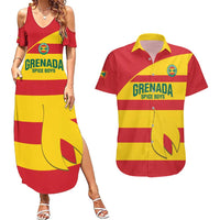 Custom Grenada Football Couples Matching Summer Maxi Dress and Hawaiian Shirt Go Spice Boys - Wonder Print Shop