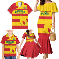 Custom Grenada Football Family Matching Mermaid Dress and Hawaiian Shirt Go Spice Boys - Wonder Print Shop