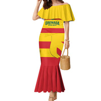 Custom Grenada Football Family Matching Mermaid Dress and Hawaiian Shirt Go Spice Boys - Wonder Print Shop