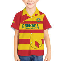 Custom Grenada Football Family Matching Puletasi and Hawaiian Shirt Go Spice Boys - Wonder Print Shop