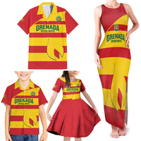 Custom Grenada Football Family Matching Tank Maxi Dress and Hawaiian Shirt Go Spice Boys - Wonder Print Shop