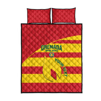 Custom Grenada Football Quilt Bed Set Go Spice Boys - Wonder Print Shop