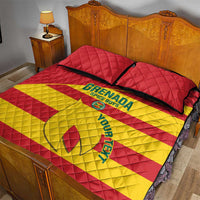 Custom Grenada Football Quilt Bed Set Go Spice Boys - Wonder Print Shop