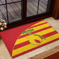 Custom Grenada Football Rubber Doormat Go Spice Boys - Wonder Print Shop