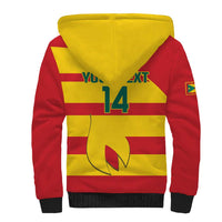 Custom Grenada Football Sherpa Hoodie Go Spice Boys - Wonder Print Shop