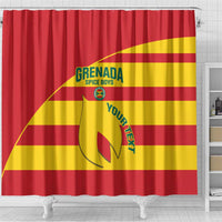 Custom Grenada Football Shower Curtain Go Spice Boys