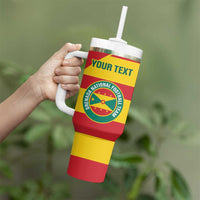 Custom Grenada Football Tumbler With Handle Go Spice Boys - Wonder Print Shop