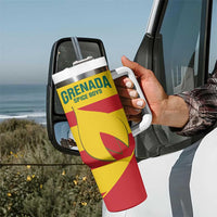 Custom Grenada Football Tumbler With Handle Go Spice Boys - Wonder Print Shop