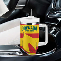 Custom Grenada Football Tumbler With Handle Go Spice Boys - Wonder Print Shop