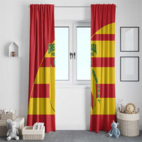 Custom Grenada Football Window Curtain Go Spice Boys - Wonder Print Shop