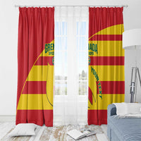 Custom Grenada Football Window Curtain Go Spice Boys - Wonder Print Shop