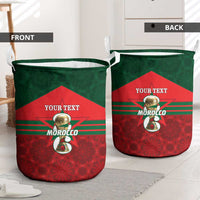 Personalized Morocco Football Laundry Basket 2026 Come On Atlas Lions - Wonder Print Shop