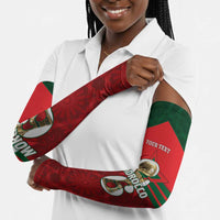 Personalized Morocco Football Arm Sleeves 2026 Come On Atlas Lions - Wonder Print Shop