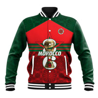 Personalized Morocco Football Baseball Jacket 2026 Come On Atlas Lions - Wonder Print Shop