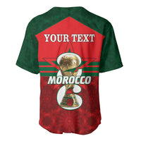 Personalized Morocco Football Baseball Jersey 2026 Come On Atlas Lions LT14