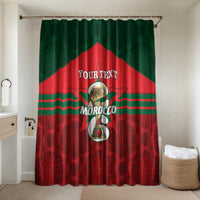 Personalized Morocco Football Bathroom Set 2026 Come On Atlas Lions - Wonder Print Shop