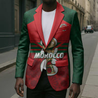Personalized Morocco Football Blazer 2026 Come On Atlas Lions - Wonder Print Shop