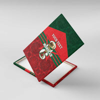 Personalized Morocco Football Canvas Wall Art 2026 Come On Atlas Lions - Wonder Print Shop