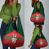 Personalized Morocco Football Grocery Bag 2026 Come On Atlas Lions - Wonder Print Shop