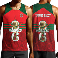 Personalized Morocco Football Men Tank Top 2026 Come On Atlas Lions - Wonder Print Shop